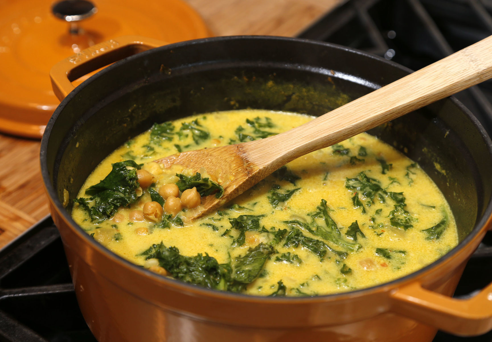 Spiced Chickpea Stew with Coconut and Turmeric